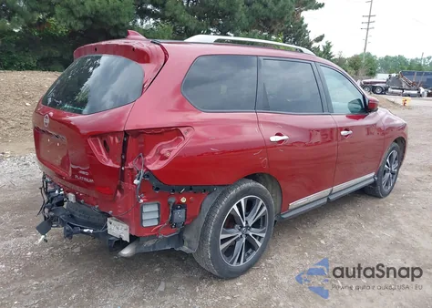 2020 Nissan Pathfinder Platinum 4Wd z USA, uszkodzony, nr VIN 5N1DR2DM2LC636370